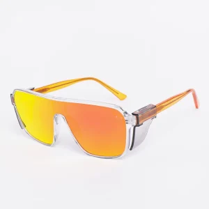Work Safety Glasses One Piece Mirror Lens Z87 Eye Protection Manufacturer