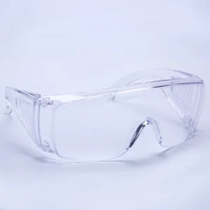 Wraparound Transparent Safety Glasses Wide Side Protection for Work