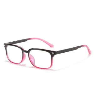 XB8026 1pc PC Square Frame Presbyopia Unisex Blue Light Blocking Corrective Reading Glasses