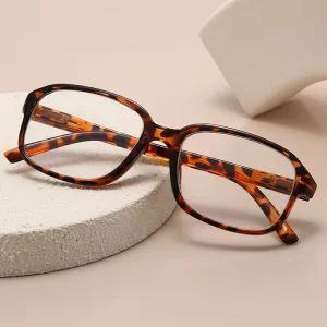 XB9813 Unisex Slim Rectangular TR Frame Reading Glasses with Blue Light Blocking