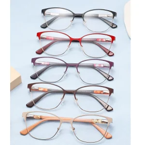 XC 901 Metal Lamination Acetate Temple Women’s Eyeglass Frames