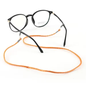 XS124 Colorful Leather Eyewear Keeper Cord Holder Adjustable Rope for Children Glasses
