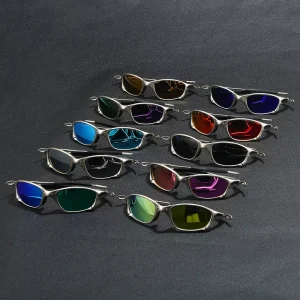 Xi Qing Colorful Romeo Sunglasses UV400 Polarized Lenses Y2 Technology Full Rim Oval Frame Unisex Easy Matching Anti Radiation