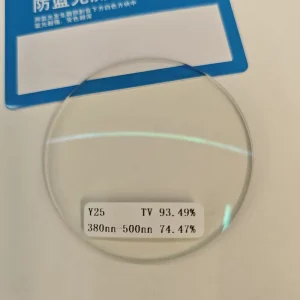 Y25 Light Green 99.9% Blue Cut Green Optical Lenses with Green Filter CR39 UV400
