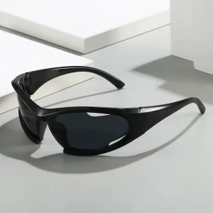Y2K Sports Sunglasses Women Men Trendy Shades Frame Outdoor Cycling Fashion Logo Custom Sun Glasses