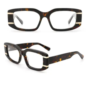 YD1464 Handmade Rectangle Acetate Optical Eyeglass Frames