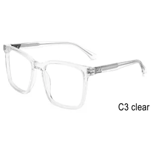 YIYI Square Metal Optical Eyeglass Frames for Men