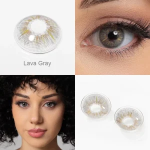 Yearly Colored Contact Lenses in Natural Gray