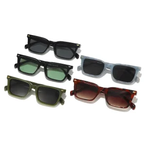 Yiwu Qmoon New Fashion Full Rim Small Frame Women’s Sunglasses Custom Logo UV380 Square Sunglasses