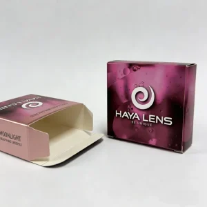 Your Own Branded Contact Lens Packing Box Contact Lenses Cosmetic Box Package Customized Small Paper Boxes