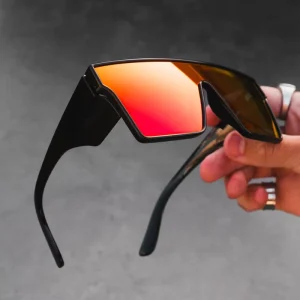 Z87.1 Polarized Sports Safety Sunglasses with Colorful One-Piece Lens, AS/NZS 1337.1