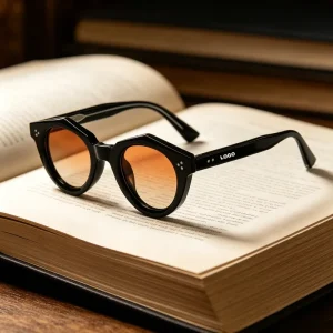 ZT029 Retro Round-Frame CP+PC Polarized UV400 Sunglasses for Men