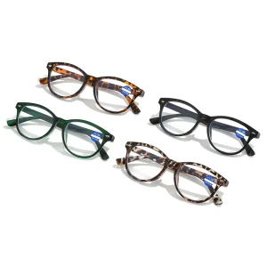 ZY18962 TR Slim Frame Women’s Reading Glasses Flexible PC Material Presbyopia Minus 250 Corrective Eyeglasses Supply