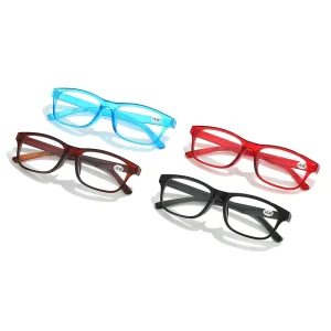 ZY8009 PC Square Frame Presbyopia Minus 250 Supplier Glasses for Women, Flexible Corrective Reading Glasses