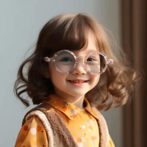 children kids Red acetate sunglasses Fashion designer glasses.Reading glasses.Spliced glasses frame